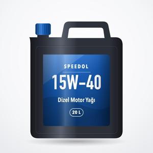 Speedol 15W-40 Dizel Motor Yağı 20L