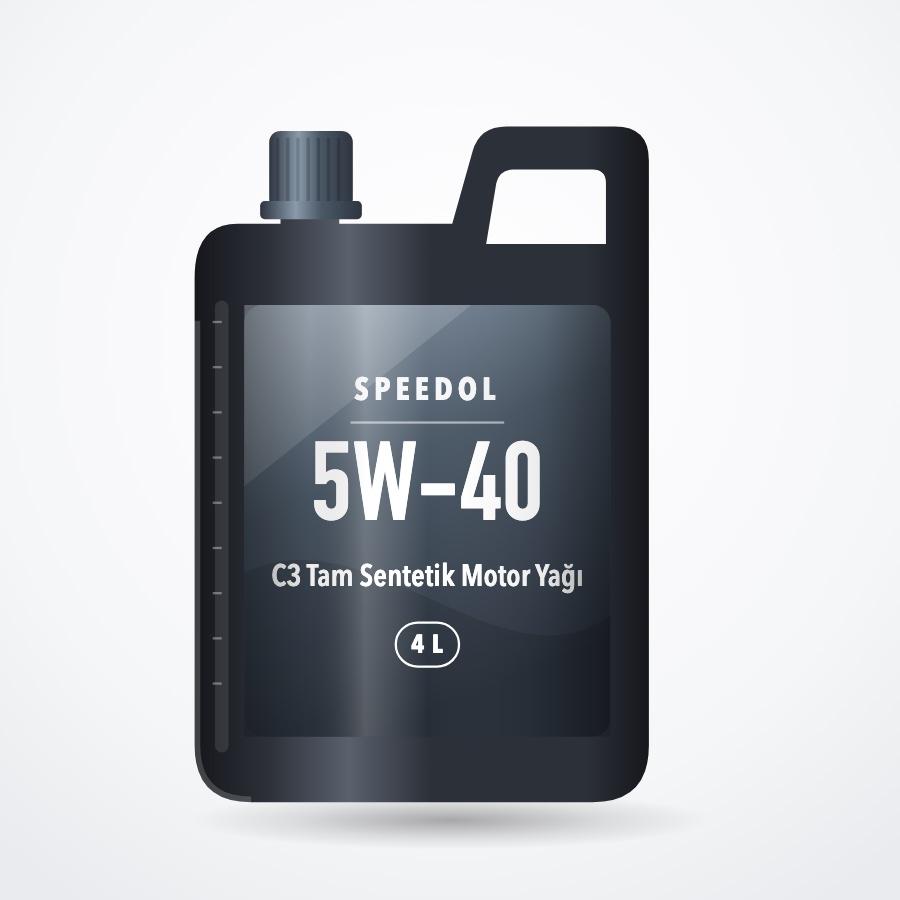 Speedol C3 5W-40 Tam Sentetik Motor Yağı 4L